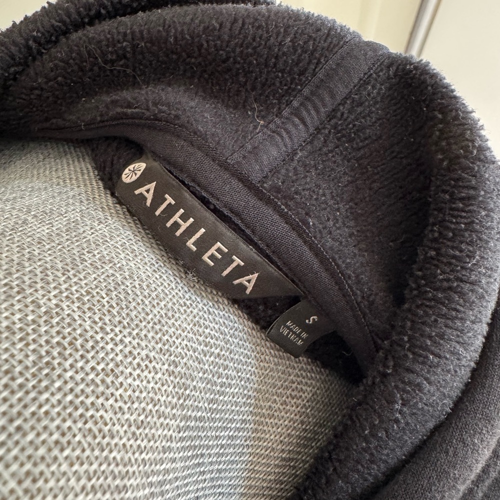 Athleta Black Pullover Hoodie with Kangaroo Pocket - Picture 6 of 14